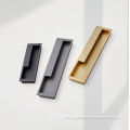 Custom Aluminum Wardrobe Sliding Door Frame Handle Profile